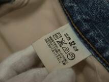 ♪服3517_P5♪ デニムハーフパンツ Levi's 534 リーバイス W=32インチ(実測で85cm位)　股下34cm位 Used ～iiitomo～_画像9