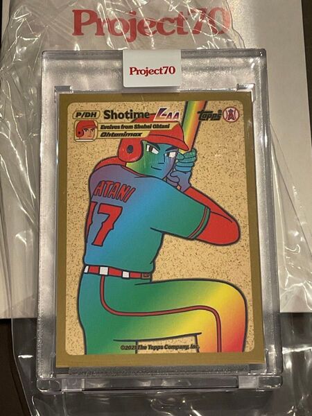 大谷翔平 カード Topps Project70 Card 547 - by Keith Shore - PR: 7157