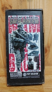 [ exclusive use box secondhand goods only exhibition, contents is less ][ toy soldier 1/6 size U.S.NAVY SEAL RIFLEMAN VIETNAM LAZYCAT*S SPECIAL]. box only 