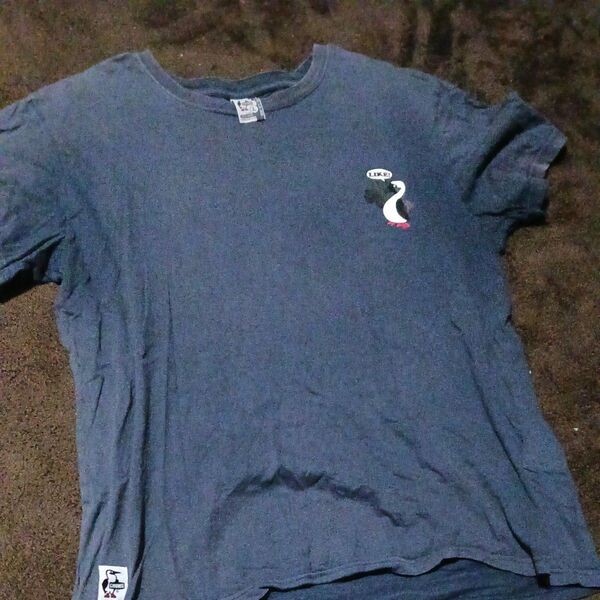チャムスTシャツ 半袖 ネイビー L