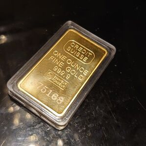 純金 1オンス インゴット ゴールドバー レプリカ ファインゴールド ダミー 偽物 見本品