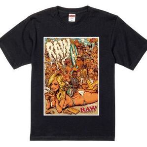 ◆送料無料◆新品 RAW 正規品 ガールサマーTシャツ ロッキンジェリービーン 手巻きタバコ Mサイズ
