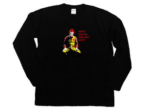 Отправка Joker &amp; Donald Macjoker Ron T с длинным рукавом T -Front Black M Size