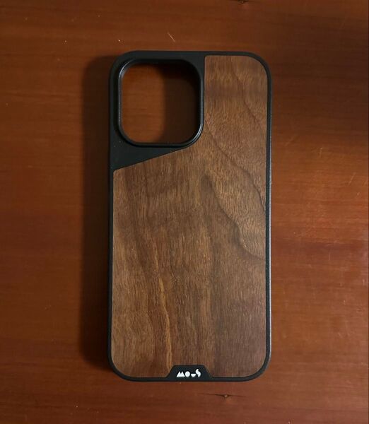 Mous - iPhone 14 Pro Max 保護用ケース - ウォールナット - リミット 5.0