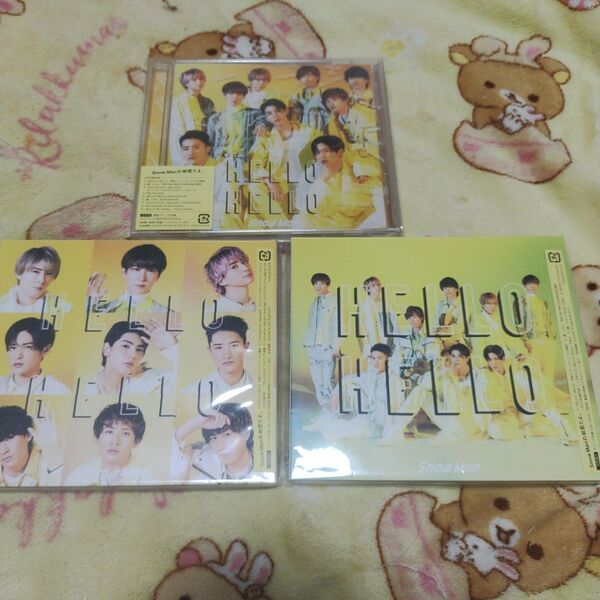 HELLO HELLO snowman 初回、通常セット CD ,DVD