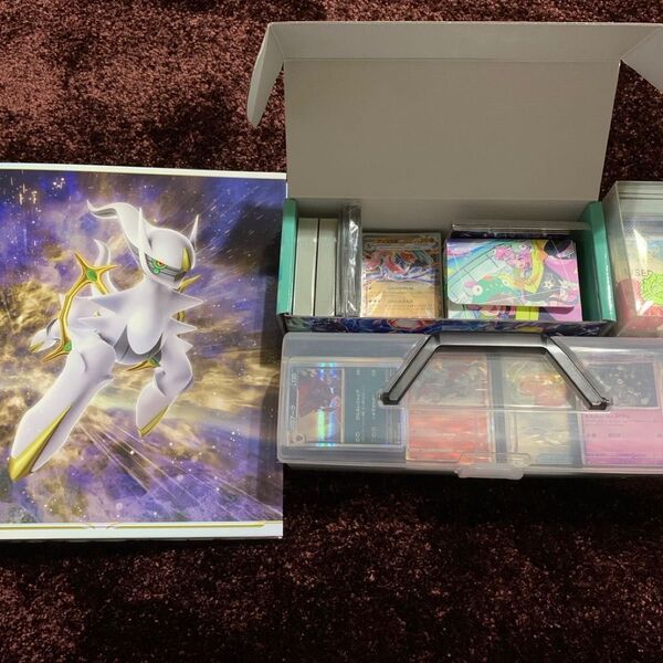 ポケモンカードゲーム 引退品 デッキ2セット付き ルギア ゲッコウガ 未開封あり SR SAR あり