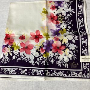 大判 ハンカチ ホール マーク(Hall mark) 綿100% サイズ約50㎝X50㎝