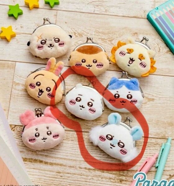 ちいかわ ももんが ミニがま口ポーチ 新品
