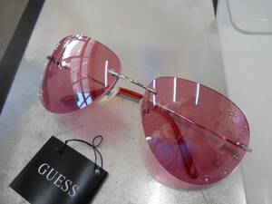 GUESS お洒落な ティアドロップ サングラス GU6184-SI-21 可愛い キラキラ