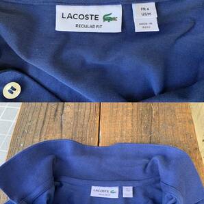 ★美品★LACOSTE★ラコステ★ポロシャツ★レギュラーフィット★ブルー★トップス★メンズ★紳士服★サイズL★の画像6