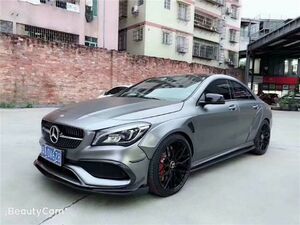 [ free shipping ]CLA. wide . cool good round arc fender FRP made Benz CLA Class W117 CLA45 180 260