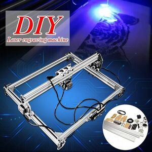 【送料無料】3000MWブルーCNCレーザー彫刻彫刻機2Axis DC 12V DIY