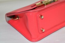 未使用品★FURLA フルラ メトロポリス ミニバッグ チェーンショルダーバッグ PINKY FLUO ピンク_画像6