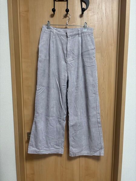 ダブルクローゼット w closet コーデュロイ パンツ パープル
