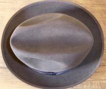 ヴィンテージ ROYAL STETSON ステットソン サイズ ７ 56cm ブラウン 茶 ハット フェドラ_画像3