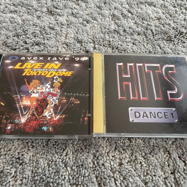 avex rave94〜LIVE IN TOKYO DOME (オムニバス) HITS DANCE1 2枚セット