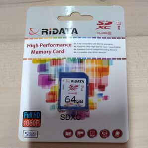 RIDATA SDXC 64GB CLASS10 UHSI SDカード 未開封新品