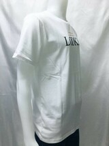 送料無料！メンズクルーネックTシャツ tシャツ 丸首Tシャツ トップス Tシャツ ロゴプリント 白 L 00160_画像5