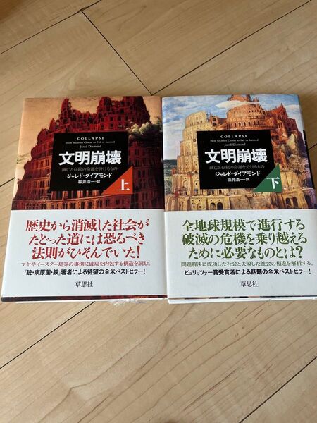 文明崩壊 滅亡と存続の命運を分けるもの 上下巻 - ジャレド・ダイアモンド