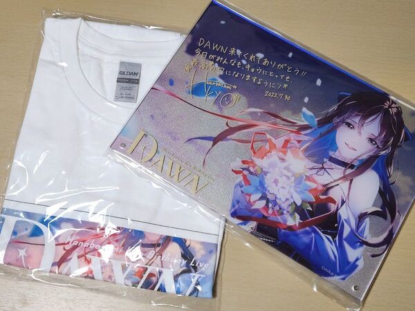 花鋏キョウ 「 2022 birthdayLIVE DAWN」 アクリルパネル + Tシャツ 【未開封】 Re:AcT