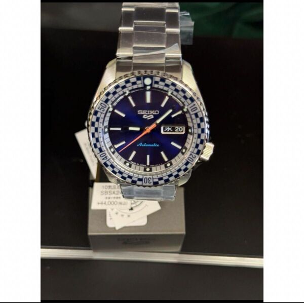 新品 セイコー5 スポーツ チェッカーフラグ 5 Sports SBSA243