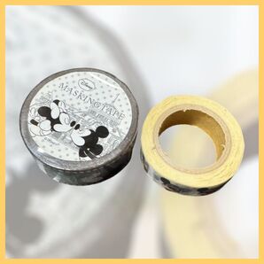 ディズニー 東京駅コラボ &ディズニーランド マスキングテープ 東京駅100周年
