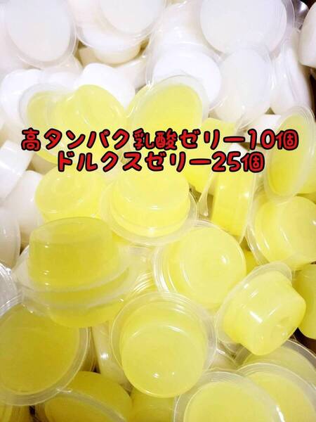 高タンパク乳酸ゼリー10個 ドルクスゼリー25個 ワイドS16g フジコン 昆虫ゼリー オオクワ カブトムシ ハリネズミ ハムスター 小動物
