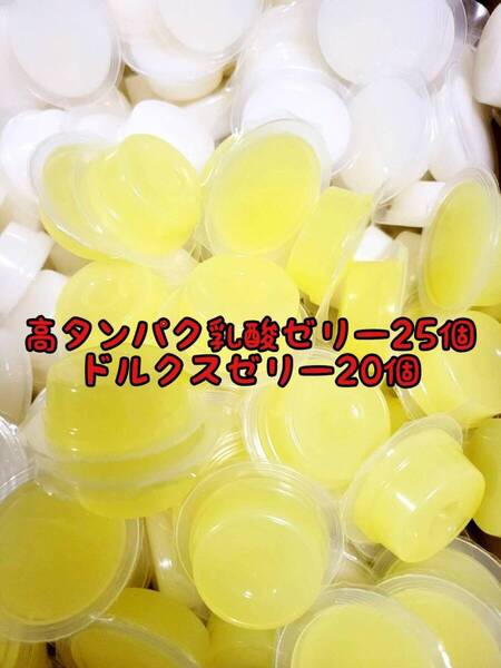 高タンパク乳酸ゼリー25個 ドルクスゼリー20個 ワイドS16g フジコン 昆虫ゼリー オオクワ カブトムシ ハリネズミ ハムスター 小動物