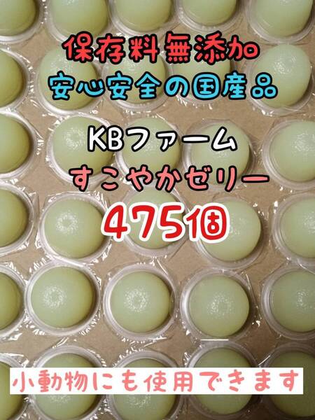 KBファーム すこやかゼリー 国産ゼリー16g 475個 カブトムシ クワガタ 昆虫