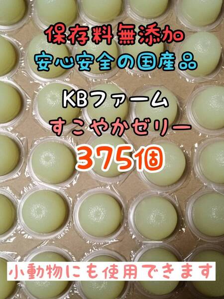 KBファーム すこやかゼリー 国産ゼリー16g 375個 カブトムシ クワガタ 昆虫