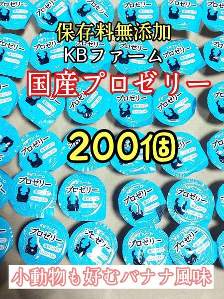 KBファーム 国産プロゼリー16g 200個 カブトムシ クワガタ 昆虫 オオクワガタ
