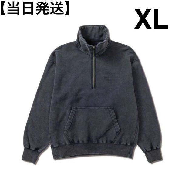 AKTR TWB VINTAGE WASH SWEAT HALF ZIP アクター XLサイズ 新品
