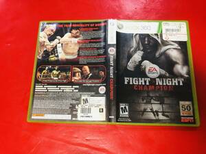 Fight Night Champion Xbox360 ファイトナイト チャンピオン 海外版 お得品！！大量出品中！