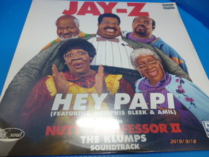 まとめ買い歓迎 レコード JAY-Z / HEY PAPI 動作確認無 ジャンク品 ヤマト80サイズ[C-961]