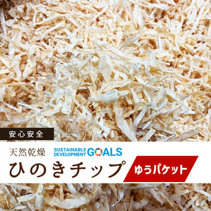 ひのきチップ⑤ かんなくず ゆうパケット 桧 ウッドチップ ハムスター クワガタ カブトムシ 抗菌 消臭