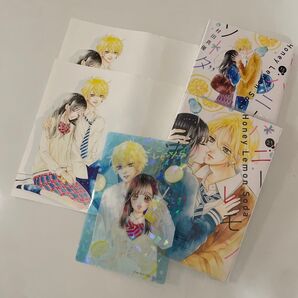 ハニーレモンソーダ 単行本特典 ブックカバー ミニ下敷き 〈15巻のみ訳あり〉