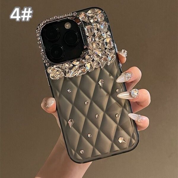 キラキラ★iPhone16plusケース★輝き★携帯カバー★おしゃれ★女子力up★華やかなデザイン★インスタ映え★ゴールド