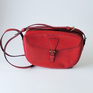 LOUIS VUITTON ルイヴィトン ショルダーバッグ エピ ジュヌフィーユ 赤