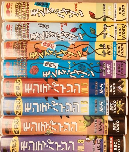 希少品VHS『空飛ぶモンティパイソン』全8巻