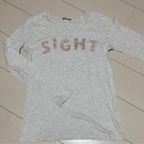 レディース長袖Tシャツ アンダー CINEMA CLUB 下着 ライトグレー ユニクロ