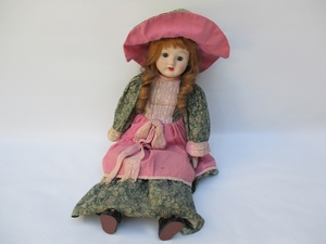  delivery # West doll bisque doll approximately 51. to coil wool # era Manufacturers unknown N5286#