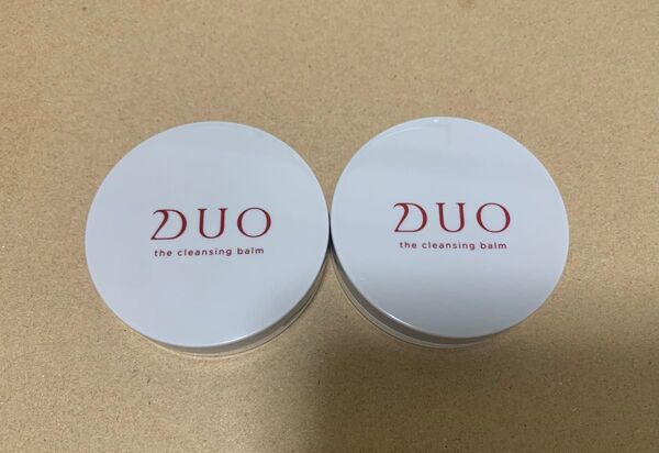 新品未使用 デュオ DUO ザクレンジングバームプレミアアンチエイジングメイク落とし 20g 2個 赤
