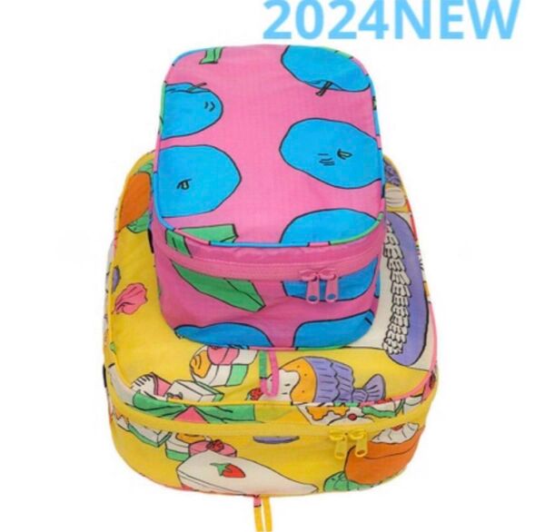 新品 BAGGU バグゥ 2024新作 PACKING CUBE SET パッキングキューブセット
