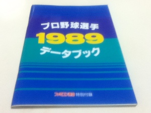 攻略本 プロ野球選手1989 データブック ファミコン通信付録