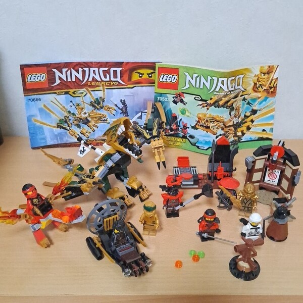 LEGO レゴ 70666 ニンジャゴー ゴールデン・ドラゴン 70503 黄金ドラゴン 70606 スピン術トレーニング道場 30422 30426 ミニフィグ