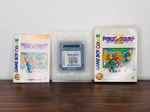 R021 【元箱&説明書付き】ドラゴンクエストI・II ドラクエ1・2 ゲームボーイカラー GBC 任天堂 Nintendo エニックス ENIX