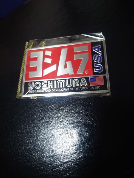 ヨシムラ ステッカー 新品 アルミステッカー 耐熱 ヨシムラ YOSHIMURA アルミ製耐熱ステッカー USA