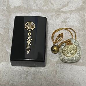 御香守 白 日光東照宮 御守り 家紋入り ホワイト