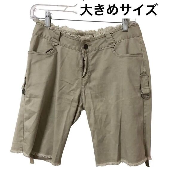 大きめサイズ 裾上げ ハーフパンツ 11L