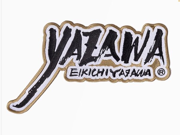 矢沢永吉 ビック刺繍ワッペンシール(フデ) ブラック